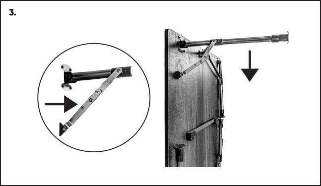 A picture of the side of a building with two different angles.