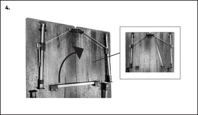 A picture of an old wooden wall with the arrow pointing to it.